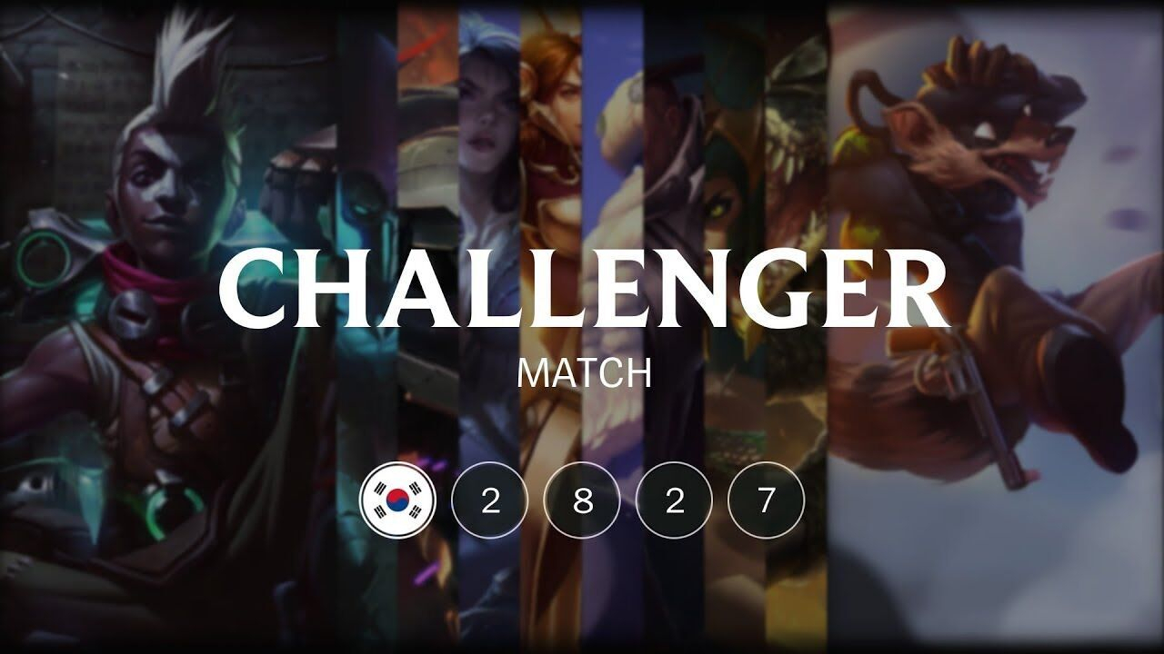 快速看完韩服质量局第2827期 LOL SoloQ Highlights
